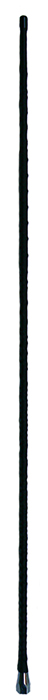 Multiband VHF, AM/FM & UHF scanning fibreglass whip, black, 40-950MHz, 5/16″-26TPI thread – 850mm